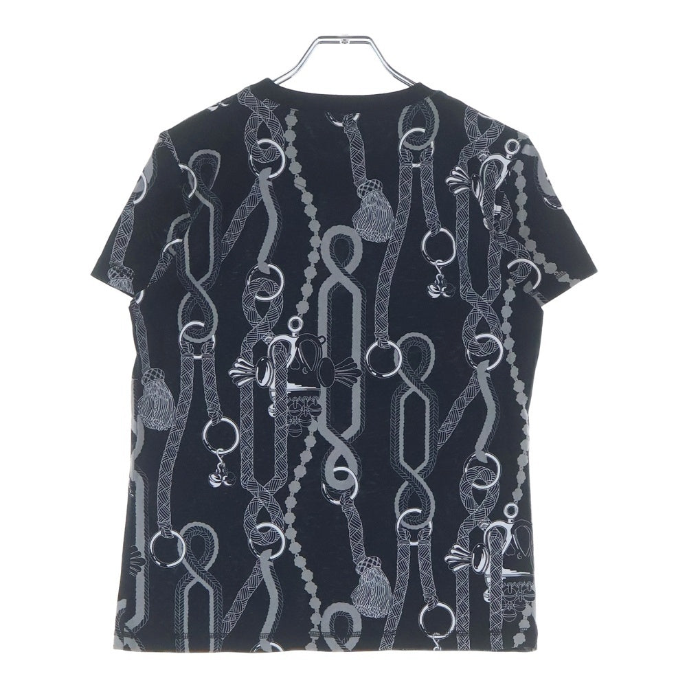 HERMES(エルメス) パルフロワ リミックス プリント Tシャツ ブラック 5H4628DS レディース