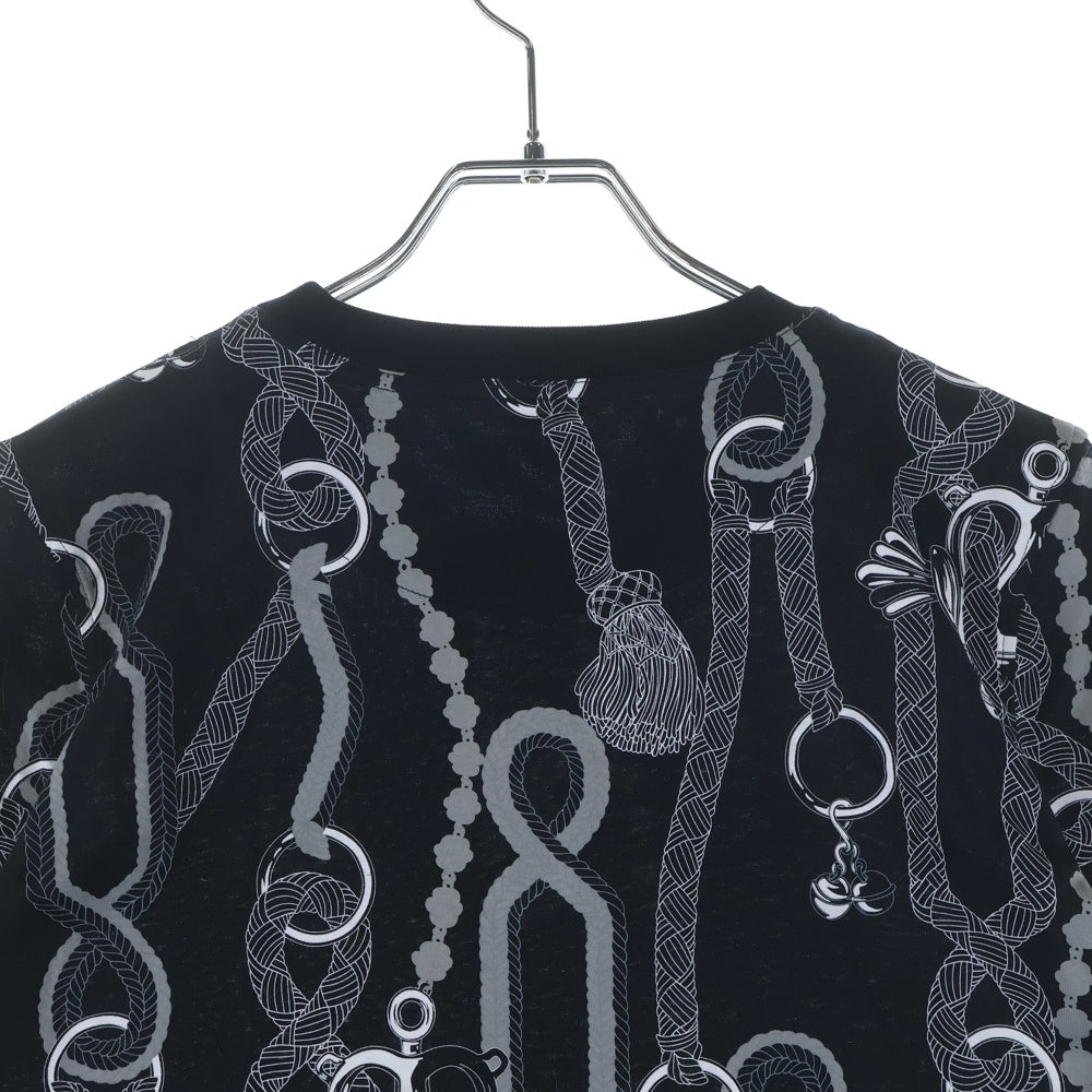HERMES(エルメス) パルフロワ リミックス プリント Tシャツ ブラック 5H4628DS レディース