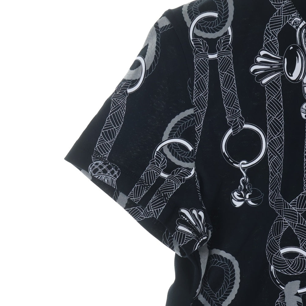 HERMES(エルメス) パルフロワ リミックス プリント Tシャツ ブラック 5H4628DS レディース