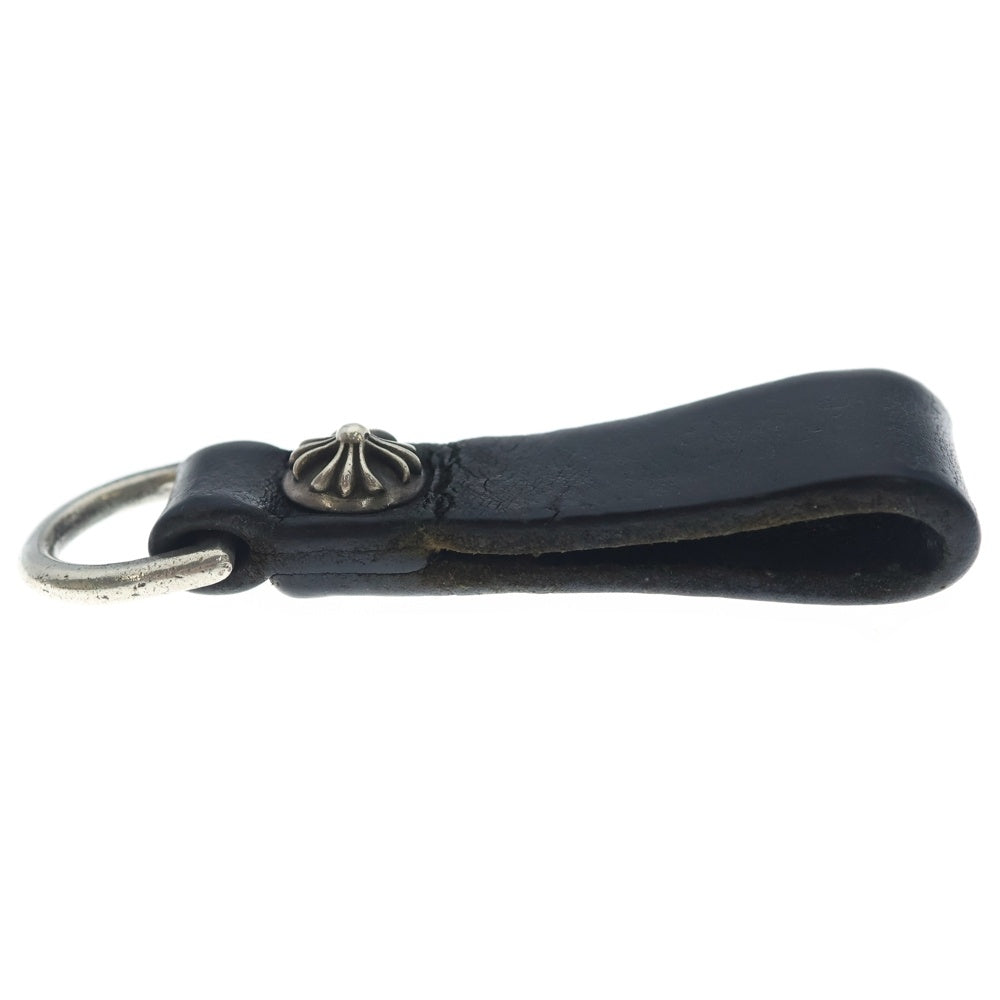 CHROME HEARTS(クロムハーツ) BELT LOOP D RING Dリング クロスボールベルトループ ブラック/シルバー BCA415