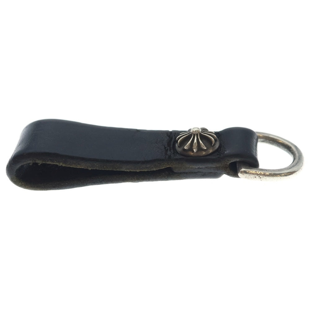 CHROME HEARTS(クロムハーツ) BELT LOOP D RING Dリング クロスボールベルトループ ブラック/シルバー BCA415