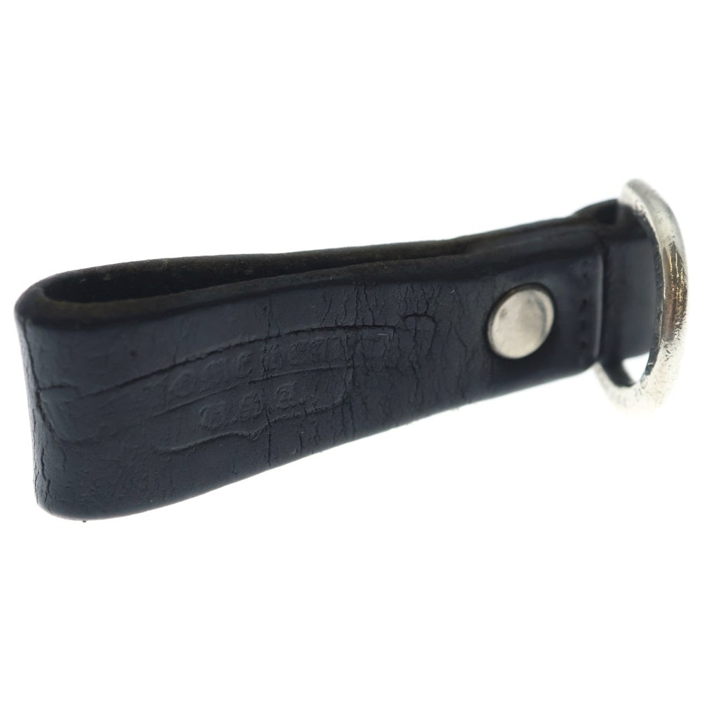 CHROME HEARTS(クロムハーツ) BELT LOOP D RING Dリング クロスボールベルトループ ブラック/シルバー BCA415