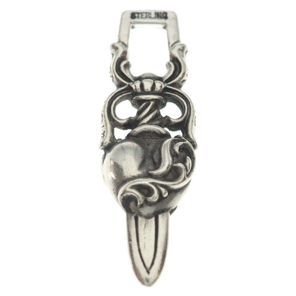 CHROME HEARTS(クロムハーツ) DAGGER HEART ダガーハート ペンダントトップ シルバー BCA243