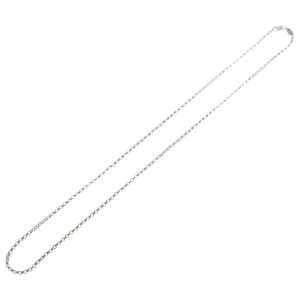 CHROME HEARTS(クロムハーツ) NECKCHAIN R20 ロールチェーンネックレス 20inch シルバー BCA084