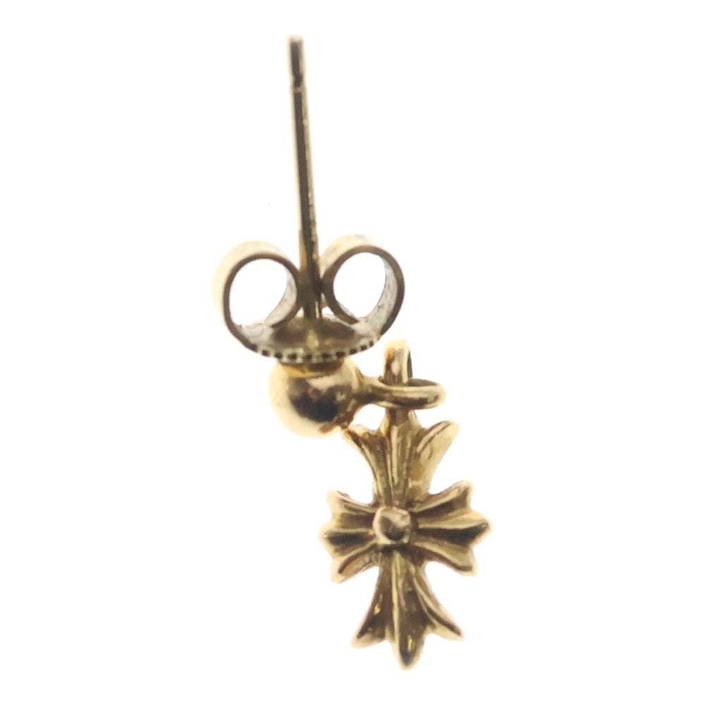 CHROME HEARTS(クロムハーツ) 22K TNY E CH PLS 1DIA タイニーE CHプラス ドロップピアス ゴールド