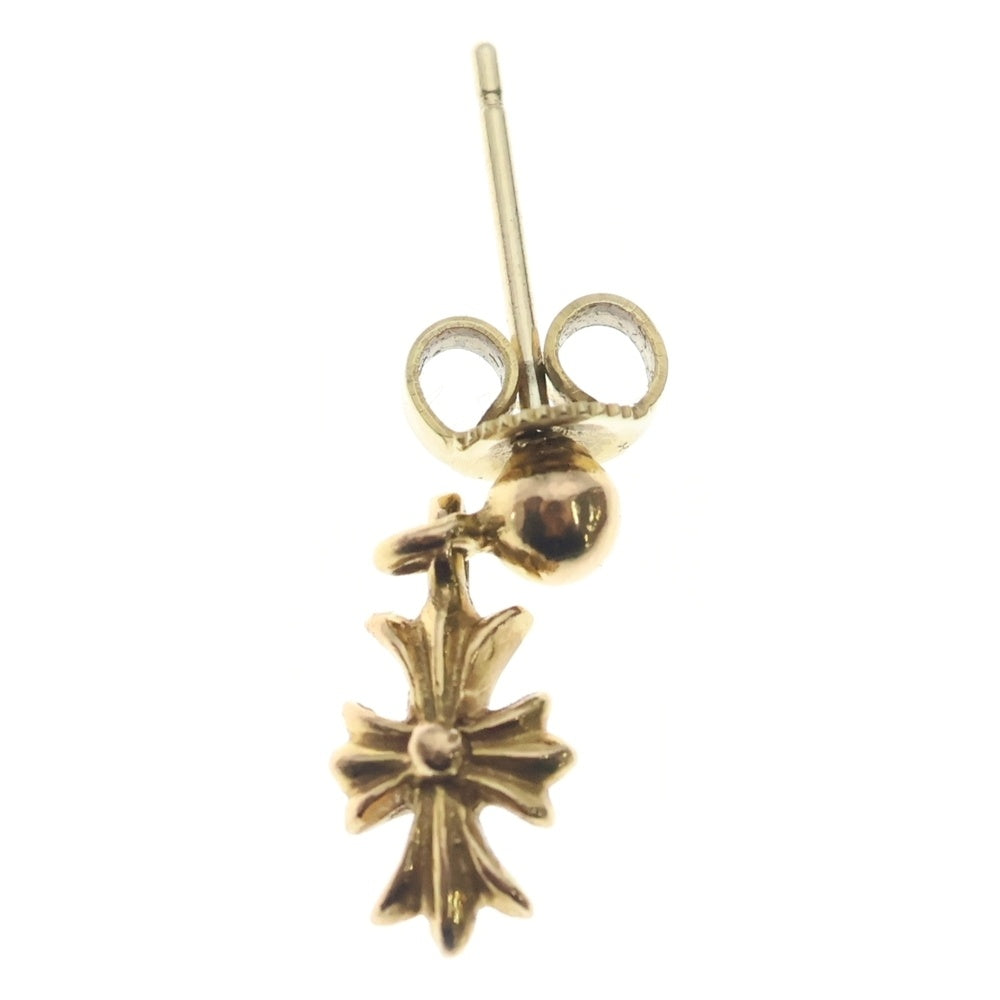 CHROME HEARTS(クロムハーツ) 22K TNY E CH PLS 1DIA タイニーE CHプラス ドロップピアス ゴールド