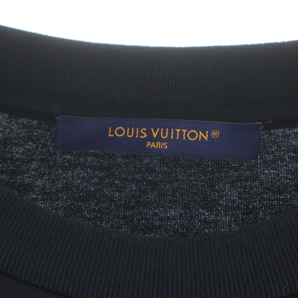 LOUIS VUITTON(ルイヴィトン) JUMPING DOG EMBROIDERED T-SHIRT ジャンピングドッグエンブロイダーTシャツ ブラック RM242MM NPG HRY07W