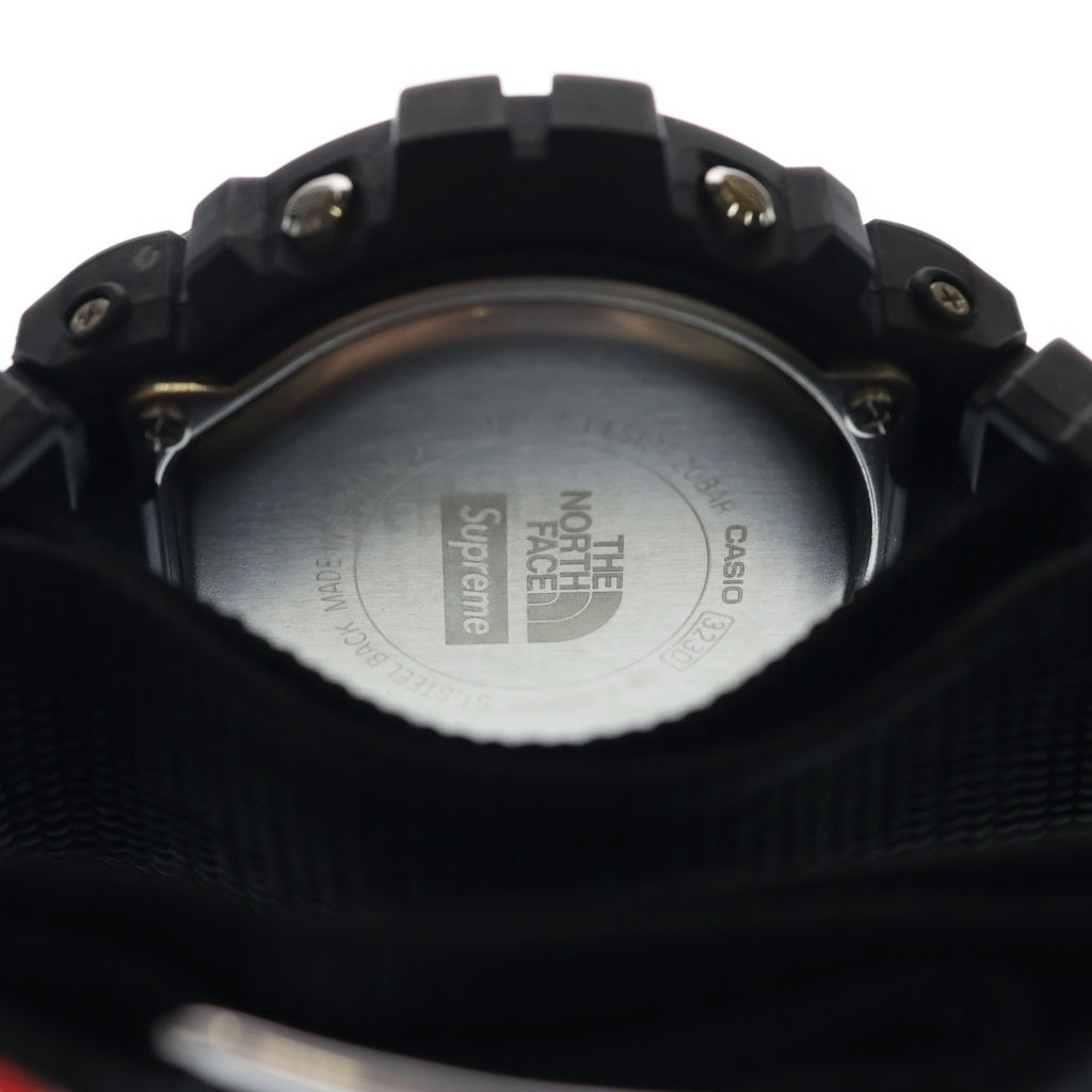 SUPREME(シュプリーム) 22AW ×CASIO×THE NORTH FACE Times Square G-Shock Watch カシオ ザノースフェイス タイムズスクエア ジーショック ウォッチ 腕時計 ブラック NN32247I
