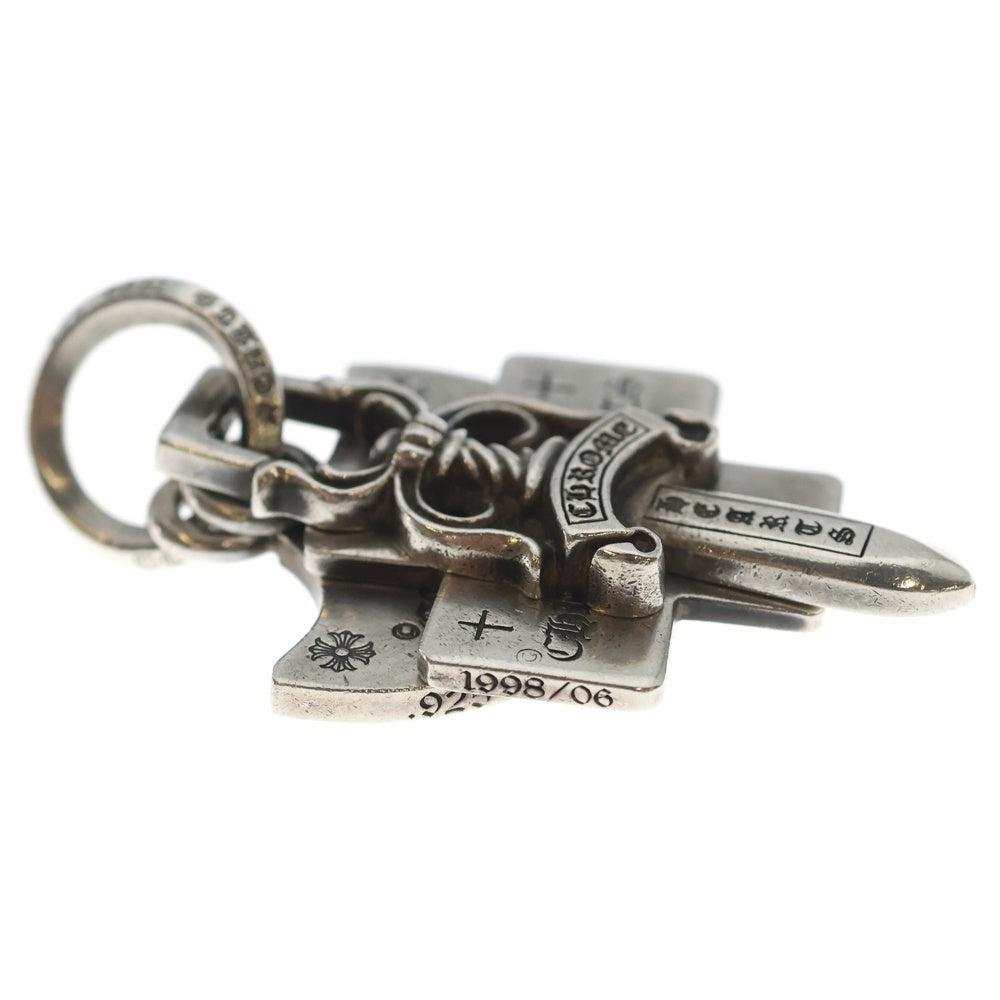 CHROME HEARTS(クロムハーツ) 3TRINKETS withOring 大阪限定 3トリンケッツ オーリング ネックレス ペンダントトップ シルバー