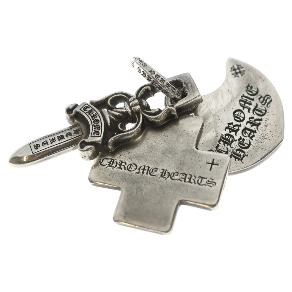 CHROME HEARTS(クロムハーツ) 3TRINKETS withOring 大阪限定 3トリンケッツ オーリング ネックレス ペンダントトップ シルバー