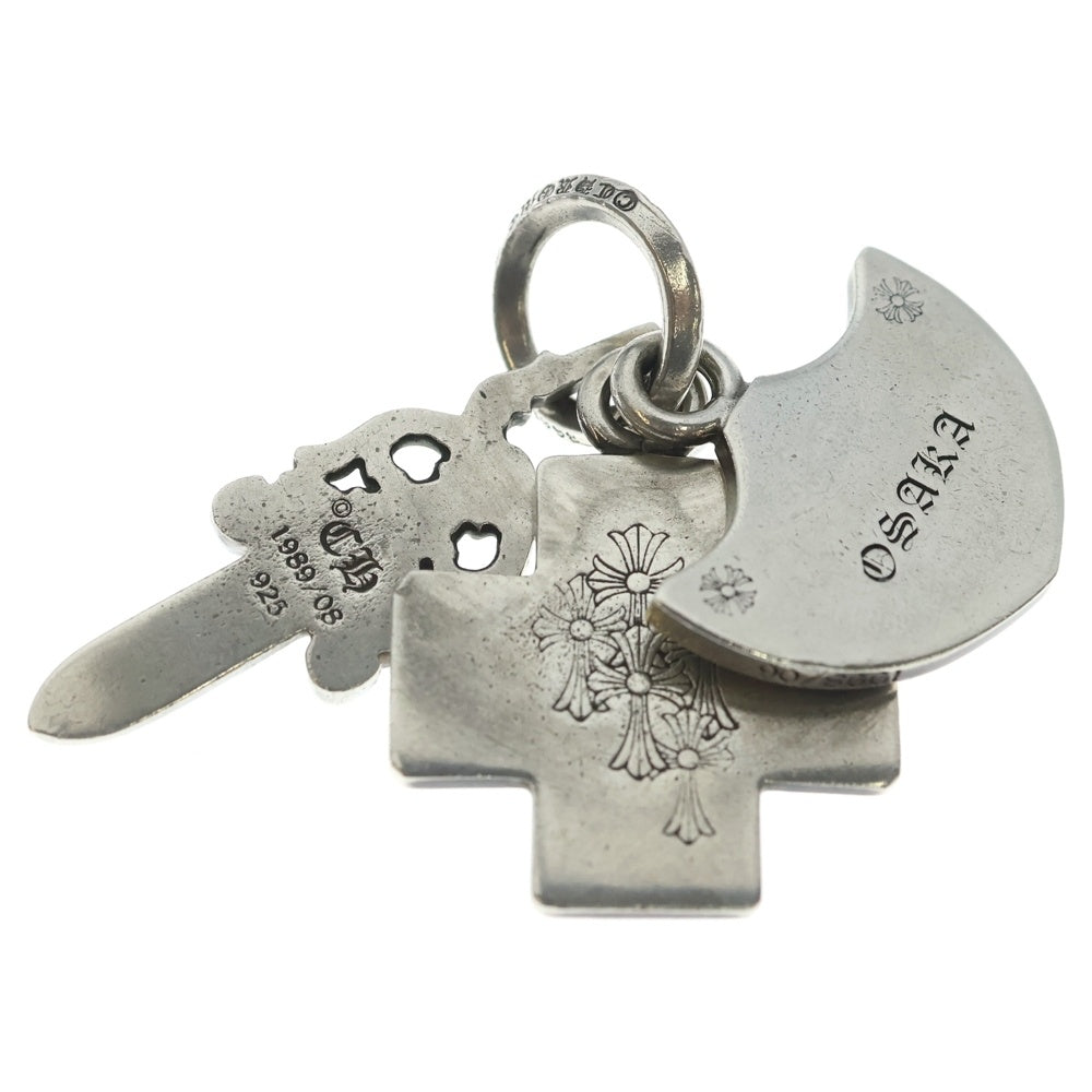 CHROME HEARTS(クロムハーツ) 3TRINKETS withOring 大阪限定 3トリンケッツ オーリング ネックレス ペンダントトップ シルバー
