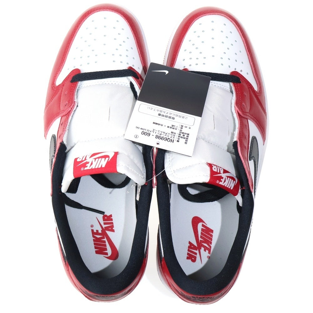 NIKE(ナイキ) AIR JORDAN 1 RETRO LOW OG Chicago HQ6998-600 エアジョーダン1 レトロ ロー OG シカゴ ローカットスニーカー レッド US8.5/26.5cm