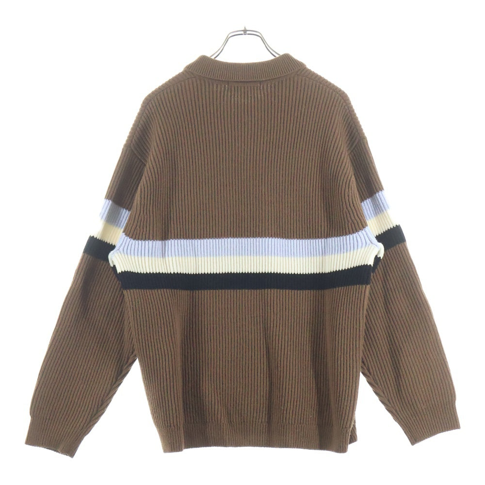 SUPREME(シュプリーム) 23AW Small Box Polo Sweater スモールボックスポロセーター ニット ブラウン