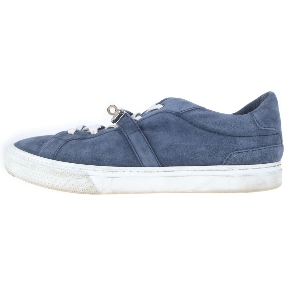 HERMES(エルメス) デイ ケリー金具 スエードローカットスニーカー H241856ZH ネイビー