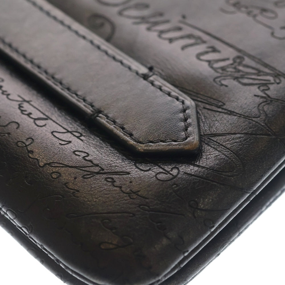Berluti(ベルルッティ) カリグラフィ テルシオ レザークラッチバッグ