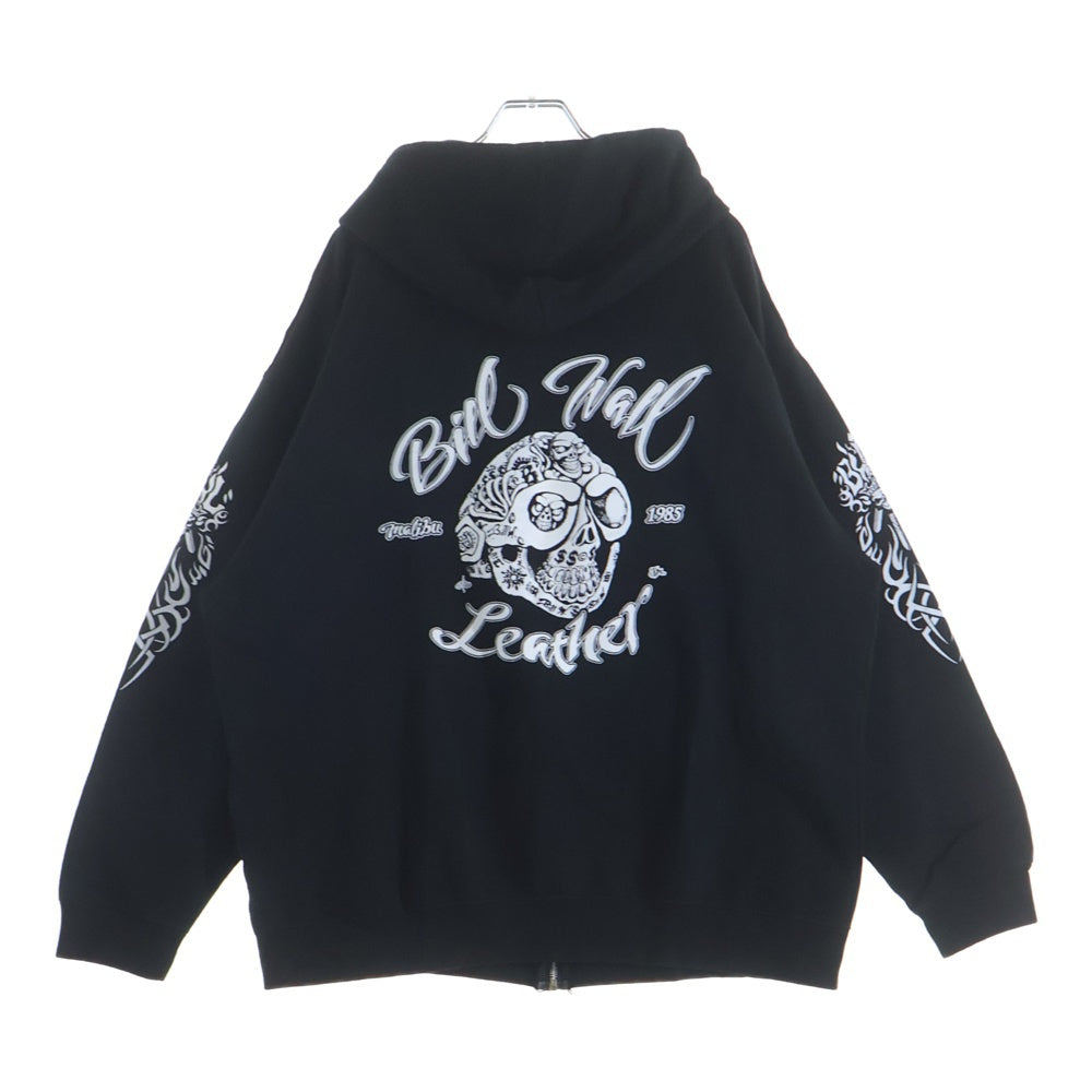 Bill Wall Leather/BWL(ビルウォールレザー) 25周年限定 ロゴプリントジップアップパーカー ラック