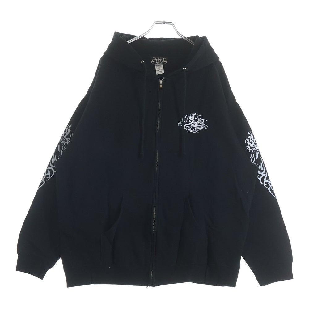 Bill Wall Leather/BWL(ビルウォールレザー) 25周年限定 ロゴプリントジップアップパーカー ラック
