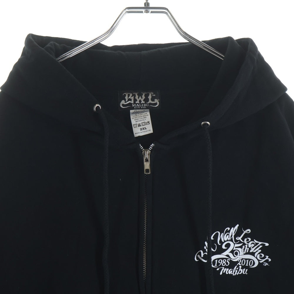 Bill Wall Leather/BWL(ビルウォールレザー) 25周年限定 ロゴプリントジップアップパーカー ラック