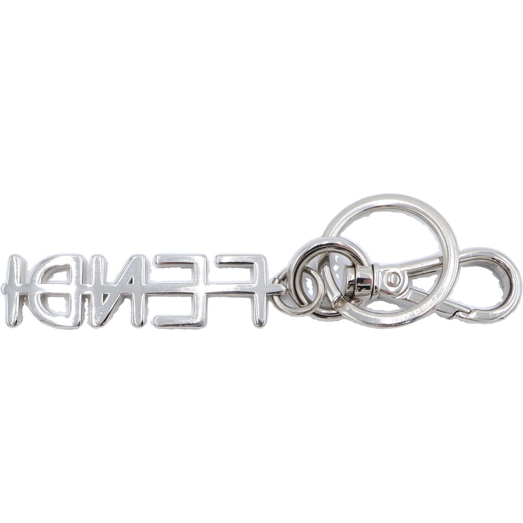 FENDI(フェンディ) GRAPHY LOGO グラフィロゴキーリング キーホルダー シルバー 7AP075 B08 F0TH0 レディース