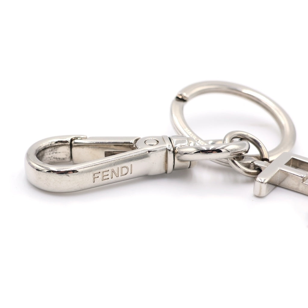 FENDI(フェンディ) GRAPHY LOGO グラフィロゴキーリング キーホルダー シルバー 7AP075 B08 F0TH0 レディース