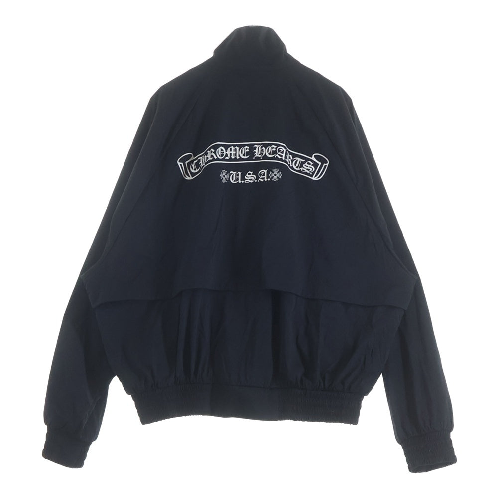 CHROME HEARTS(クロムハーツ) U MATCH POINT NYLN CHプラス総柄ナイロントラックジャケット ブラック