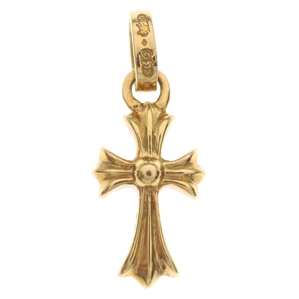 CHROME HEARTS(クロムハーツ) 22K CRS BBYFAT P/DIA ベイビーファットクロス PAVEダイヤ ペンダントトップ ゴールド BCA035