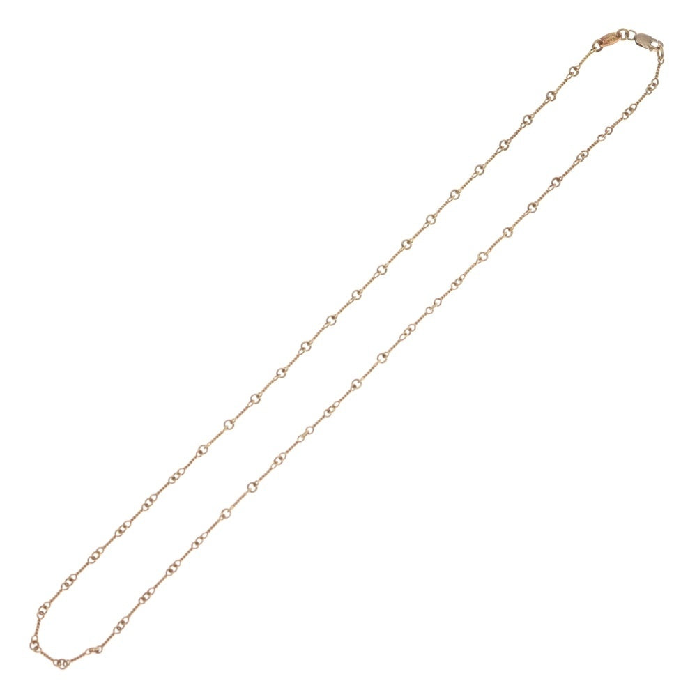 CHROME HEARTS(クロムハーツ) 22K NECKCHAIN T18 ツイストチェーンネックレス 18inch ゴールドBCA014