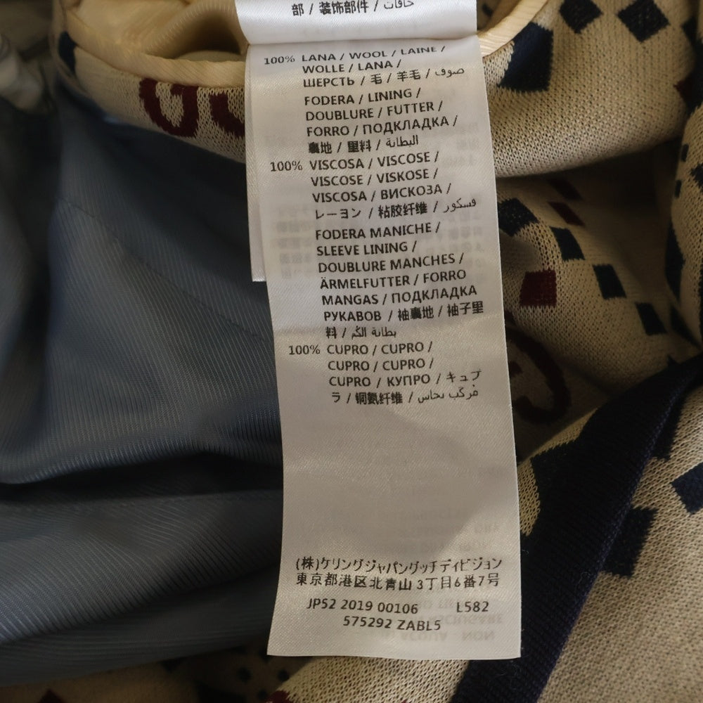 GUCCI(グッチ) GG柄テーラードジャケット 575292 ZABL5 マルチ