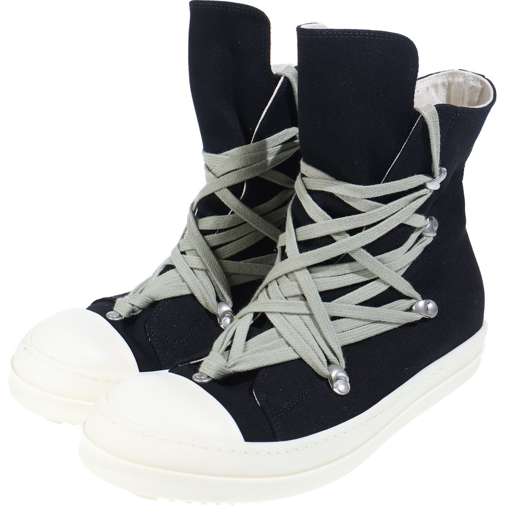 Rick Owens DRKSHDW(リックオウエンス ダークシャドウ) MEGALACE SNEAKS メガレーススニーカー ブラック DU02E7809 DOW1