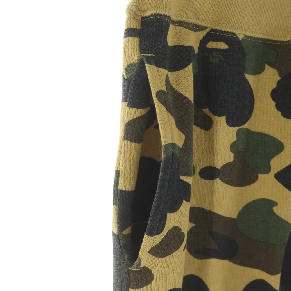 A BATHING APE(アベイシングエイプ) 1ST CAMO SHARK SLIM SWEAT PANTS 1STカモシャークスリムスウェットパンツ ブラック 001PTI301014M