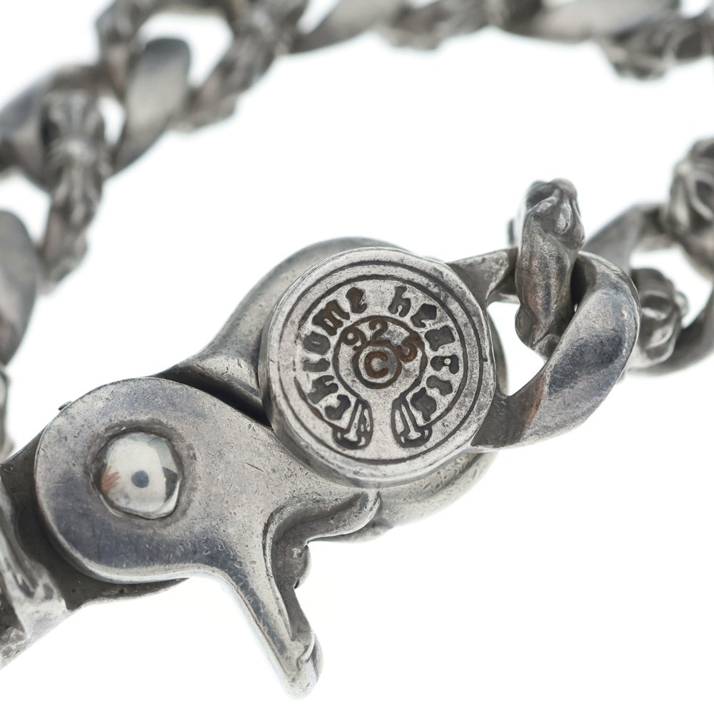 CHROME HEARTS(クロムハーツ) FNCY CHN LNK ファンシーリンククリップブレスレット 15リンク シルバー BCA145