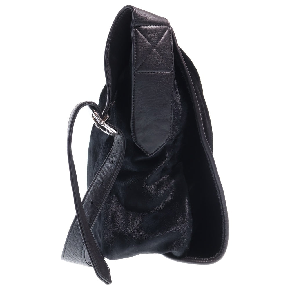 CHROME HEARTS(クロムハーツ) BAG-MAIL メールバッグ ハラコ ショルダーバッグ ブラック