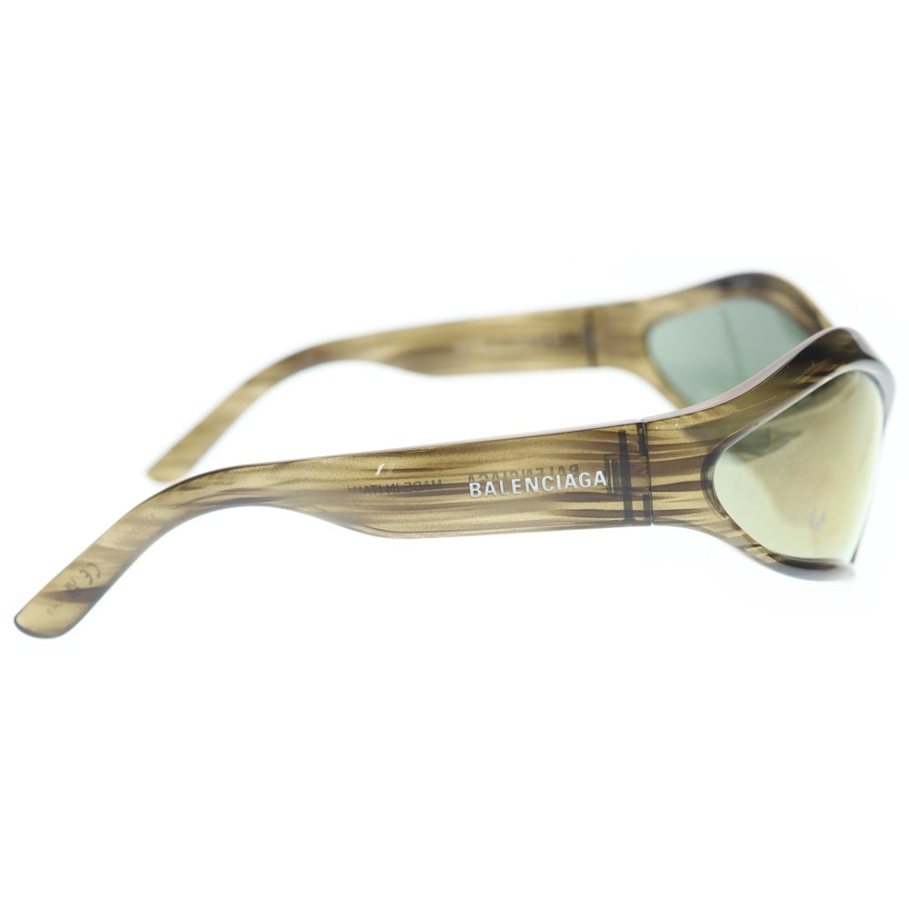 BALENCIAGA(バレンシアガ) Fennec Oval Sunglasses サイドロゴ サングラス マルチ BB0314S