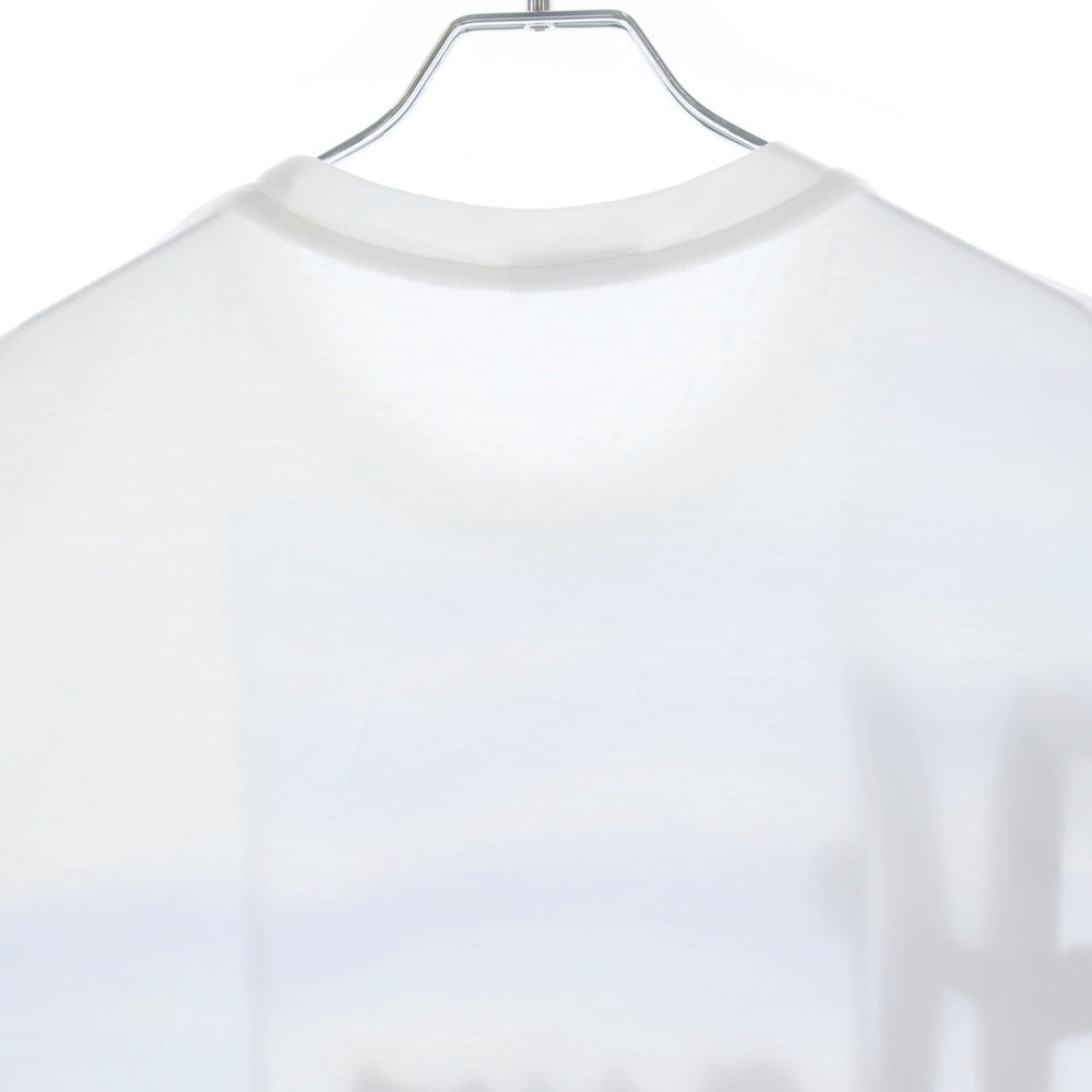 MONCLER(モンクレール) SS T-SHIRT H10918C00047 8390Y プリント半袖Tシャツ ホワイト