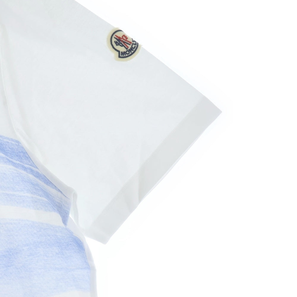 MONCLER(モンクレール) SS T-SHIRT H10918C00047 8390Y プリント半袖Tシャツ ホワイト