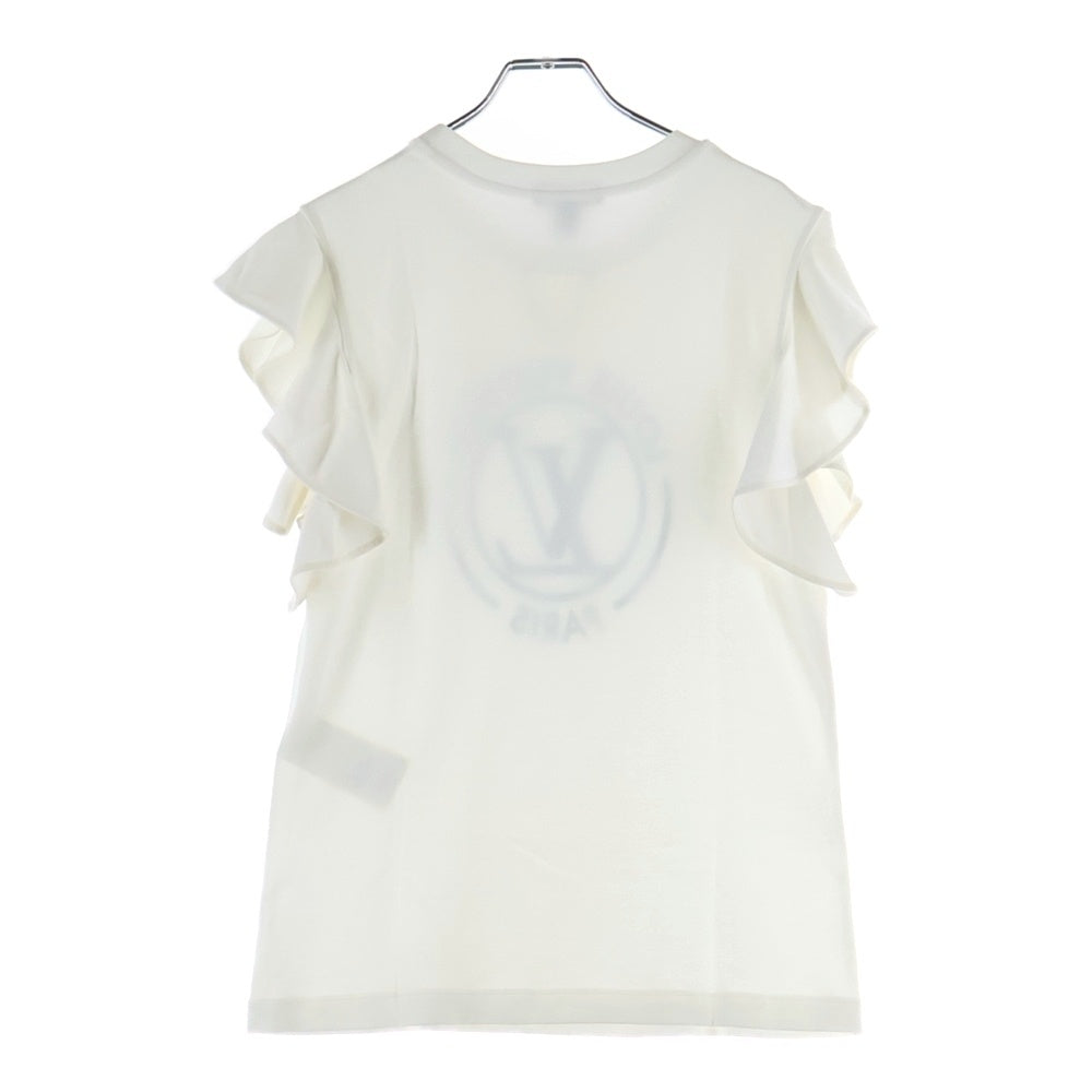 LOUIS VUITTON ルイヴィトン 24AW フロック LVチェーン半袖Tシャツ RW242WW UOL FRTS58 ホワイト レディース LOUIS VUITTON(ルイヴィトン) 24AW フロック LVチェーン半袖Tシャツ