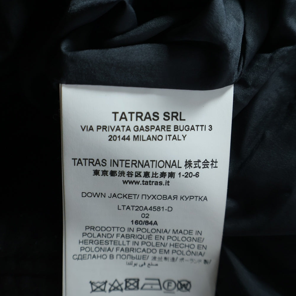 TATRAS(タトラス) 20AW CIMA チマ ラクーンファーダウンコート LTAT20A4581-D ブラック レディース