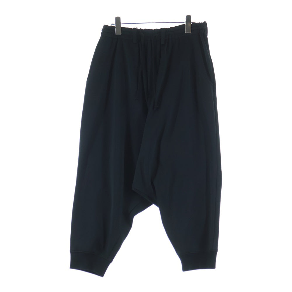 s'yte(サイト) 25SS SMOOTH JERSEY RIBBED HEMS BALLOON SARUEL PANTS バルーン サルエルパンツ ブラック UT-P12-902