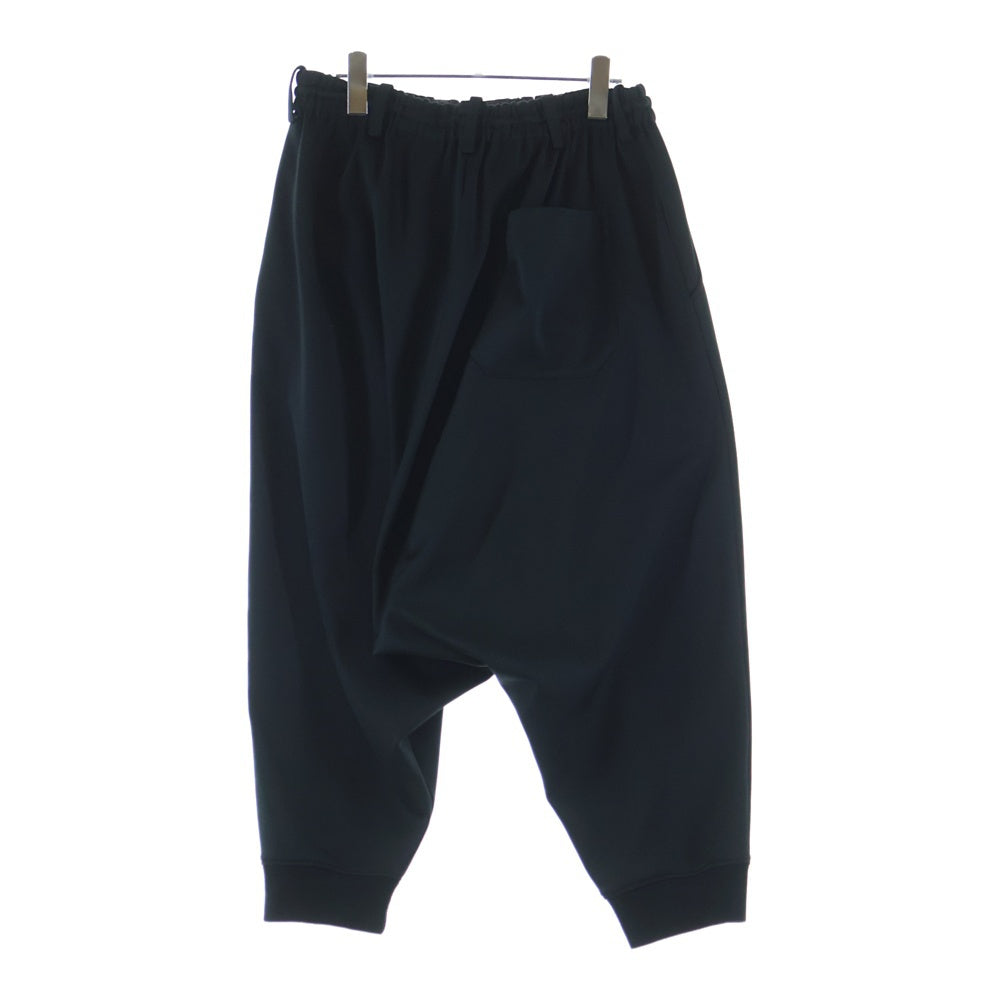 s'yte(サイト) 25SS SMOOTH JERSEY RIBBED HEMS BALLOON SARUEL PANTS バルーン サルエルパンツ ブラック UT-P12-902