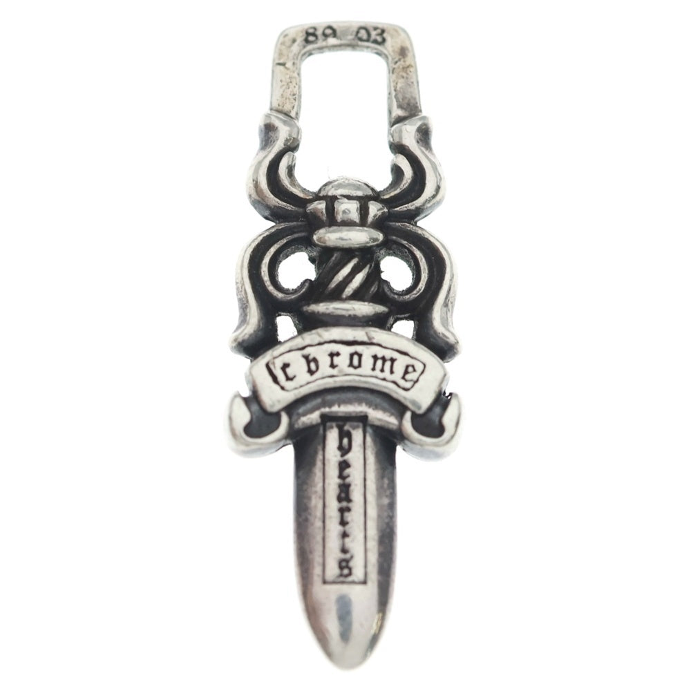 CHROME HEARTS(クロムハーツ) #5 DAGGER ZIP1 ダガージップ シルバーネックレストップ シルバー