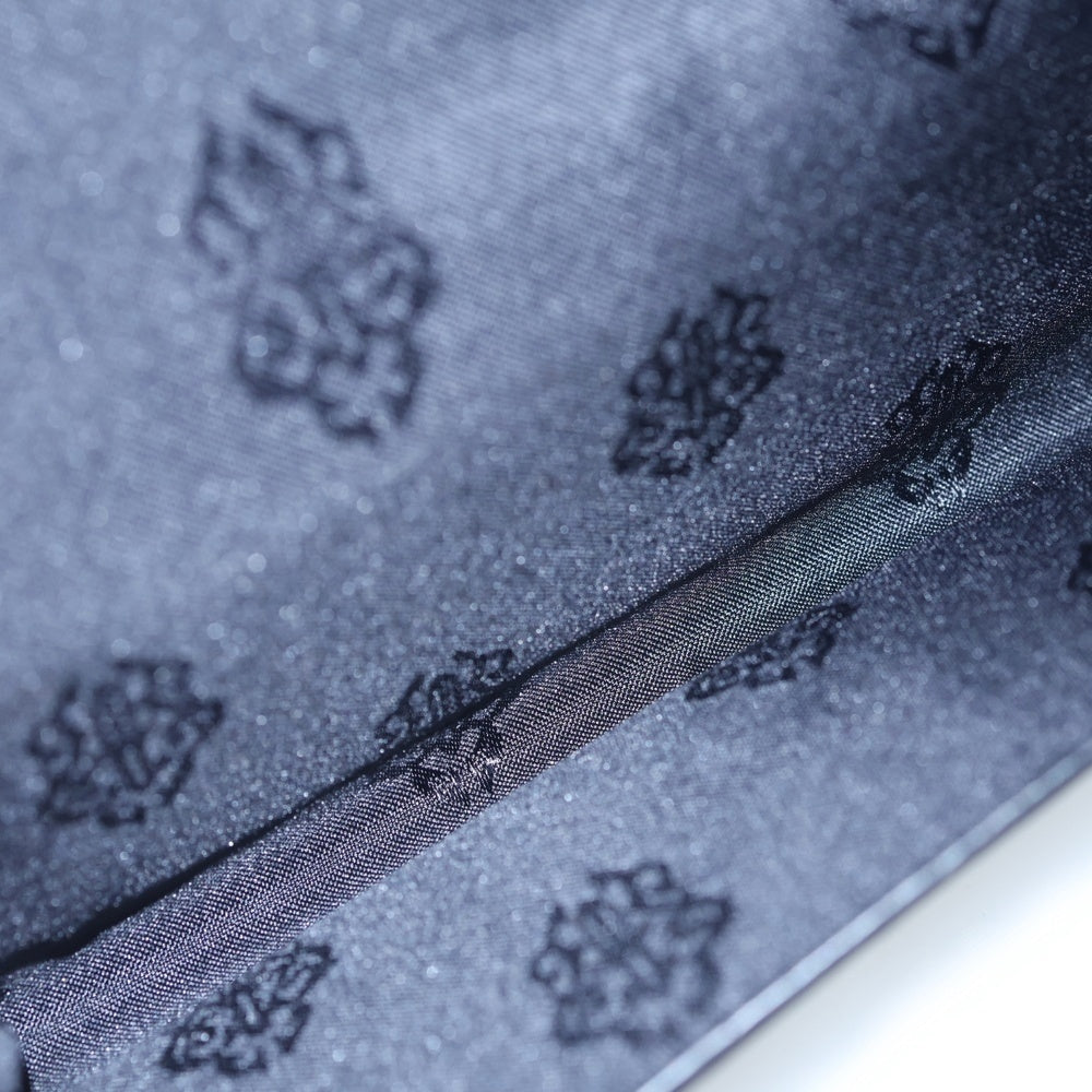 CHROME HEARTS(クロムハーツ) スクロールラベル CHプラス レザー アイウェアケース 眼鏡ケース ブラック