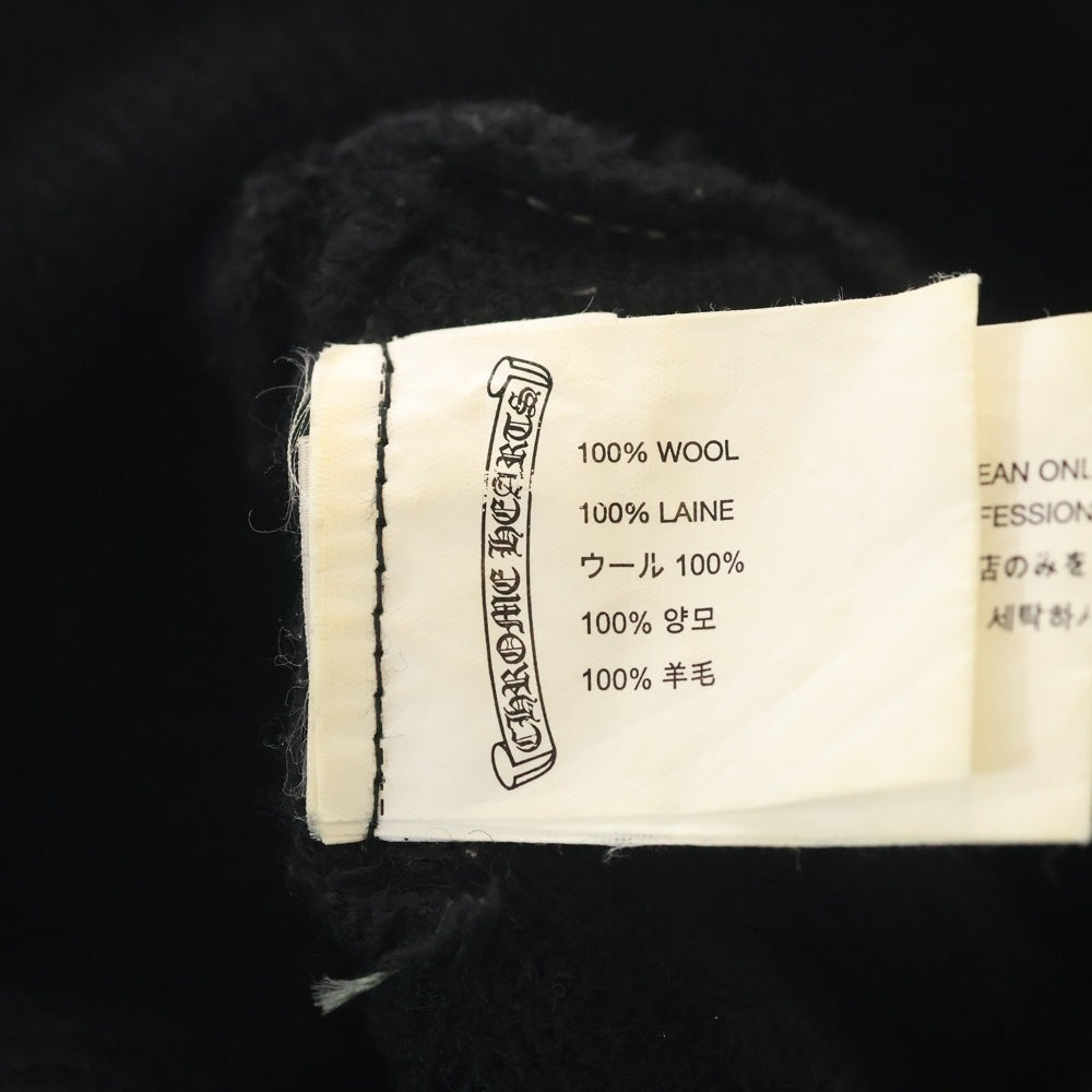 CHROME HEARTS(クロムハーツ) WOOL WATCH CAP CHプラス刺繍ウールワッチキャップ ニット帽子 ブラック