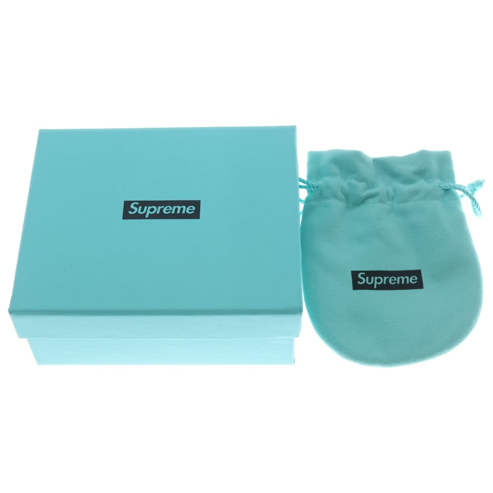 TIFFANY & Co.(ティファニー) × SUPREME 21AW Oval Tag Keyring オーバルタグシルバーキーチェーン シルバー