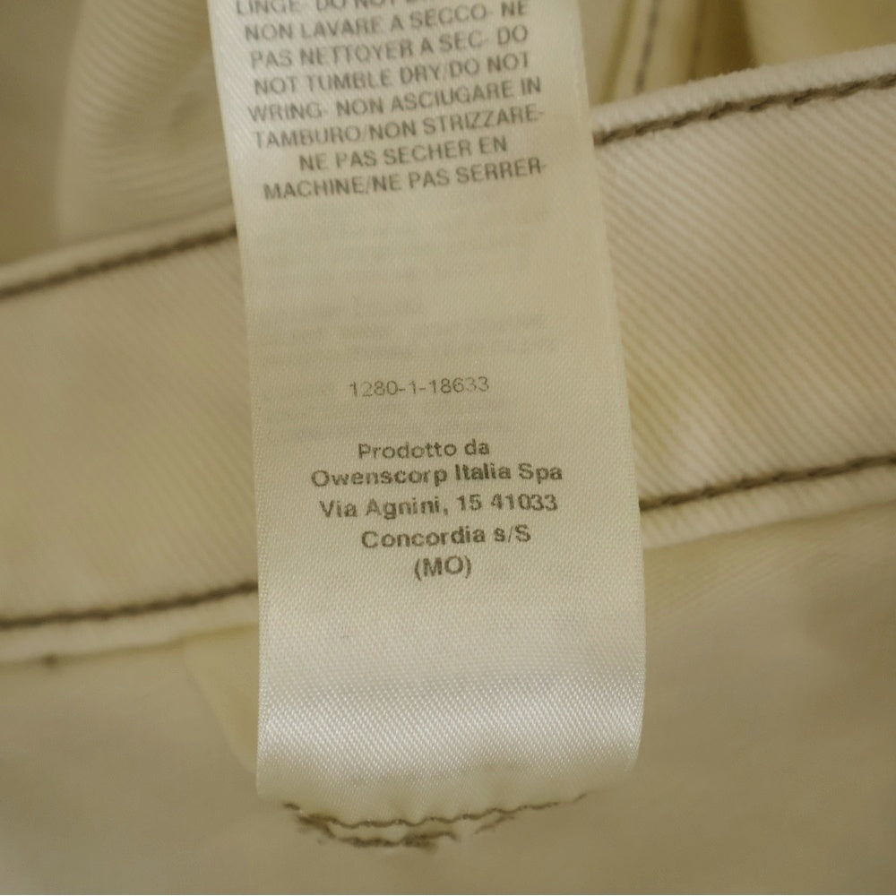 DRKSHDW(ダークシャドウ) 22SS BOLAN BANANA CUT JEANS NATURAL DU01B7363-DWDL モランバナナカットジーンズ ホワイト