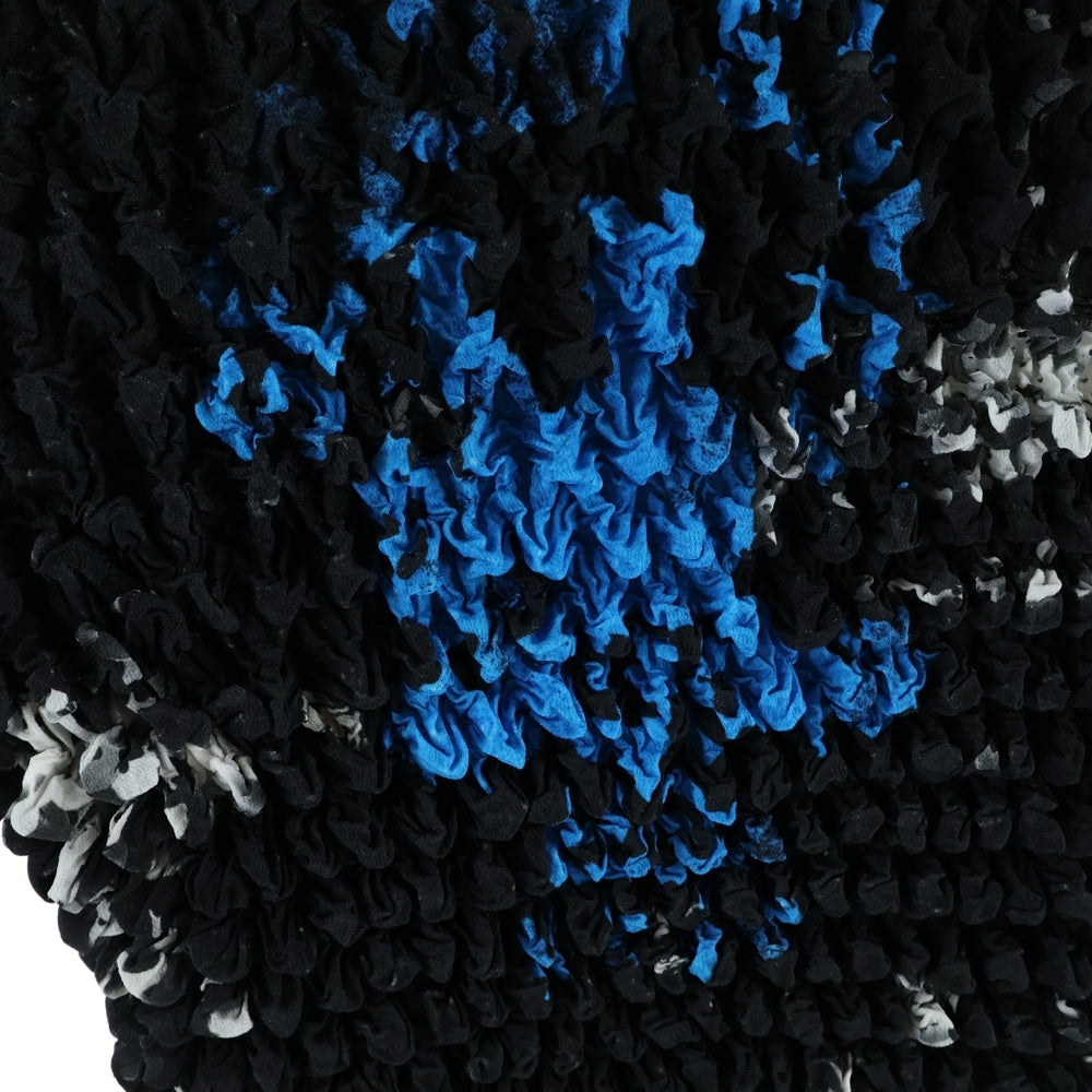 MASU(エムエーエスユー) 23SS POPCORN SWEATSHIRT MMSS-CS0123 インクジェットプリント シェルシャツ ブラック
