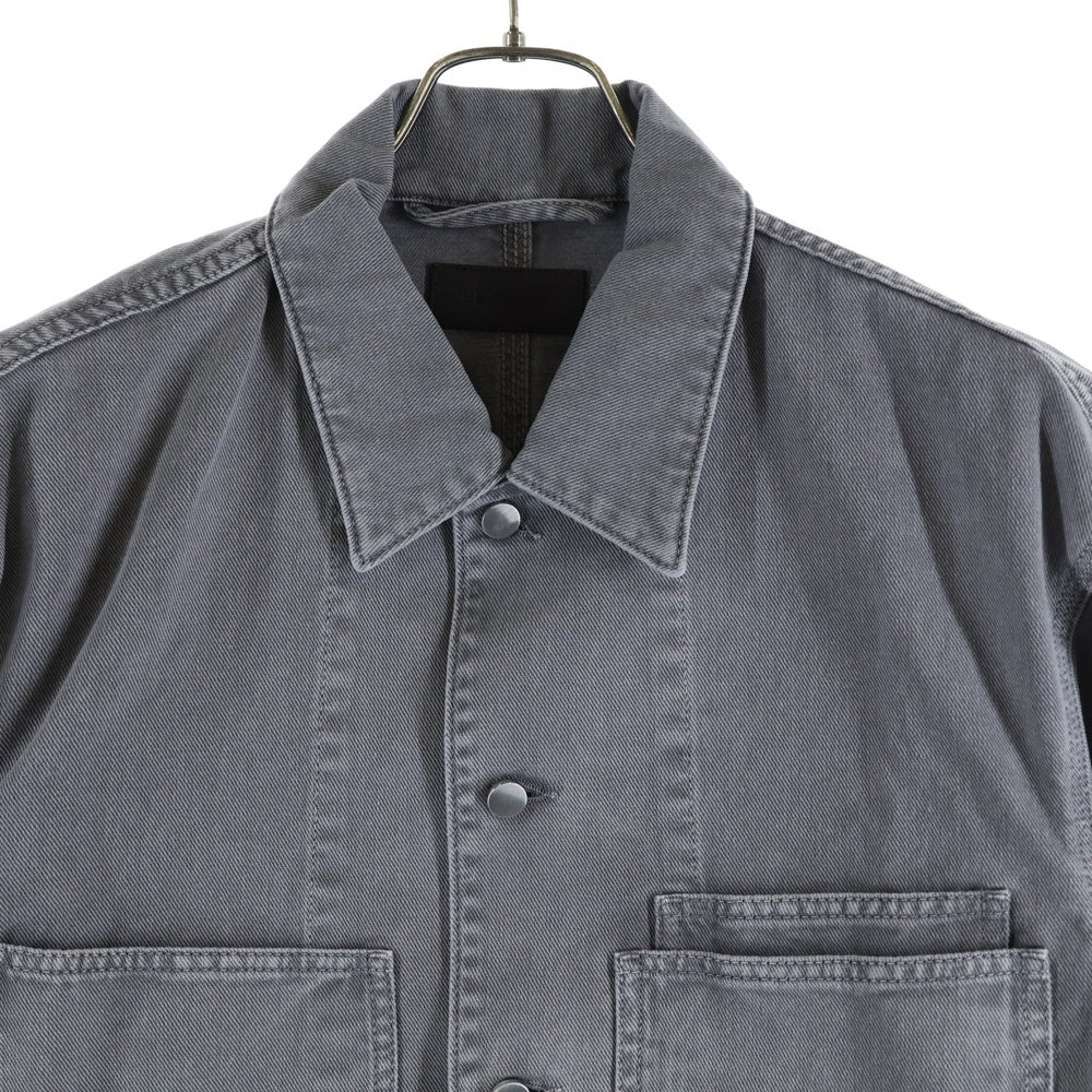 LEMAIRE(ルメール) WORKWEAR OVERSHIRT BFG-55230-B ワークウェア オーバーシャツジャケット グレー