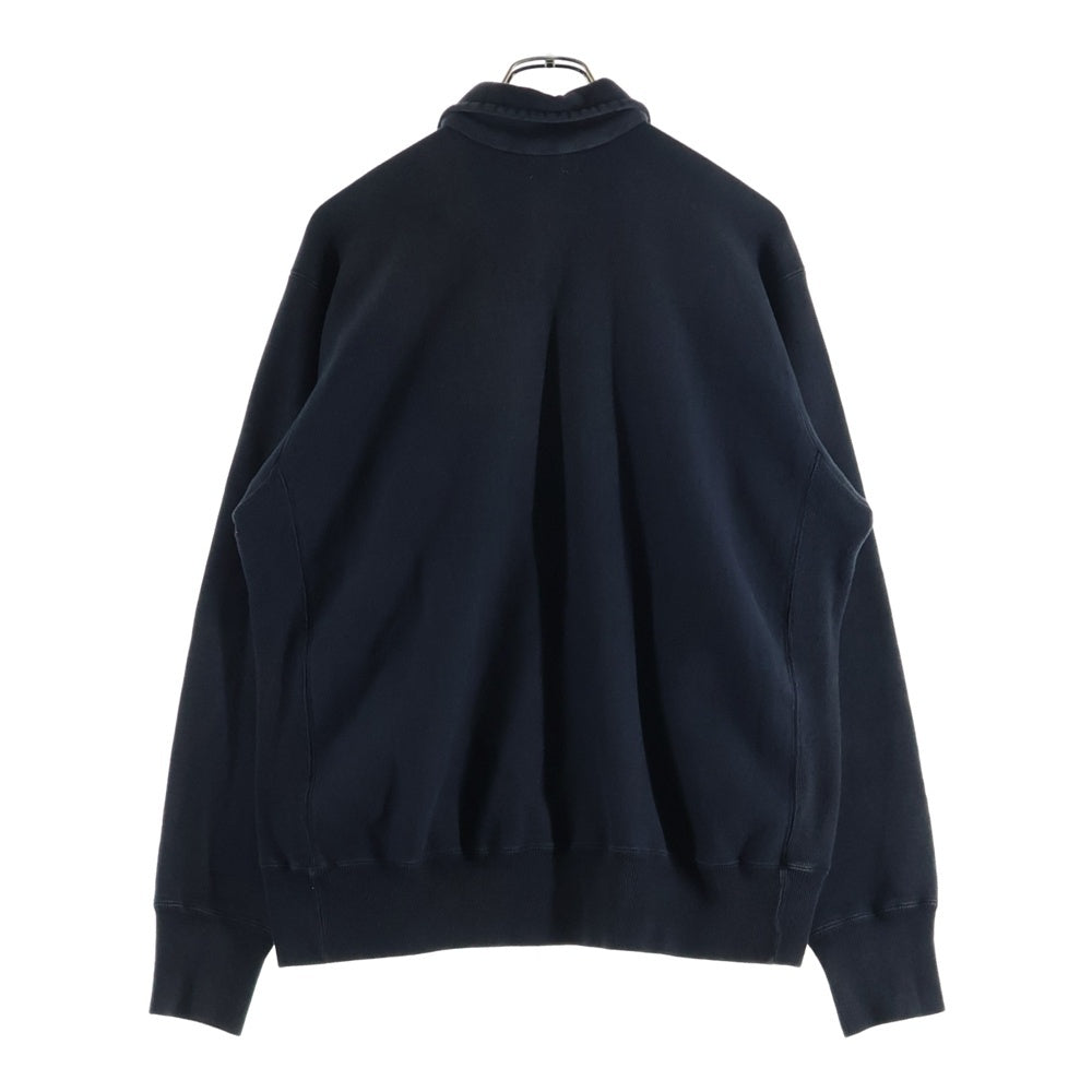 A.PRESSE(アプレッセ) 25AW Vintage Half Zip Sweatshirt 25AAP-05-09 ヴィンテージ ハーフジップスウェットシャツ ブラック