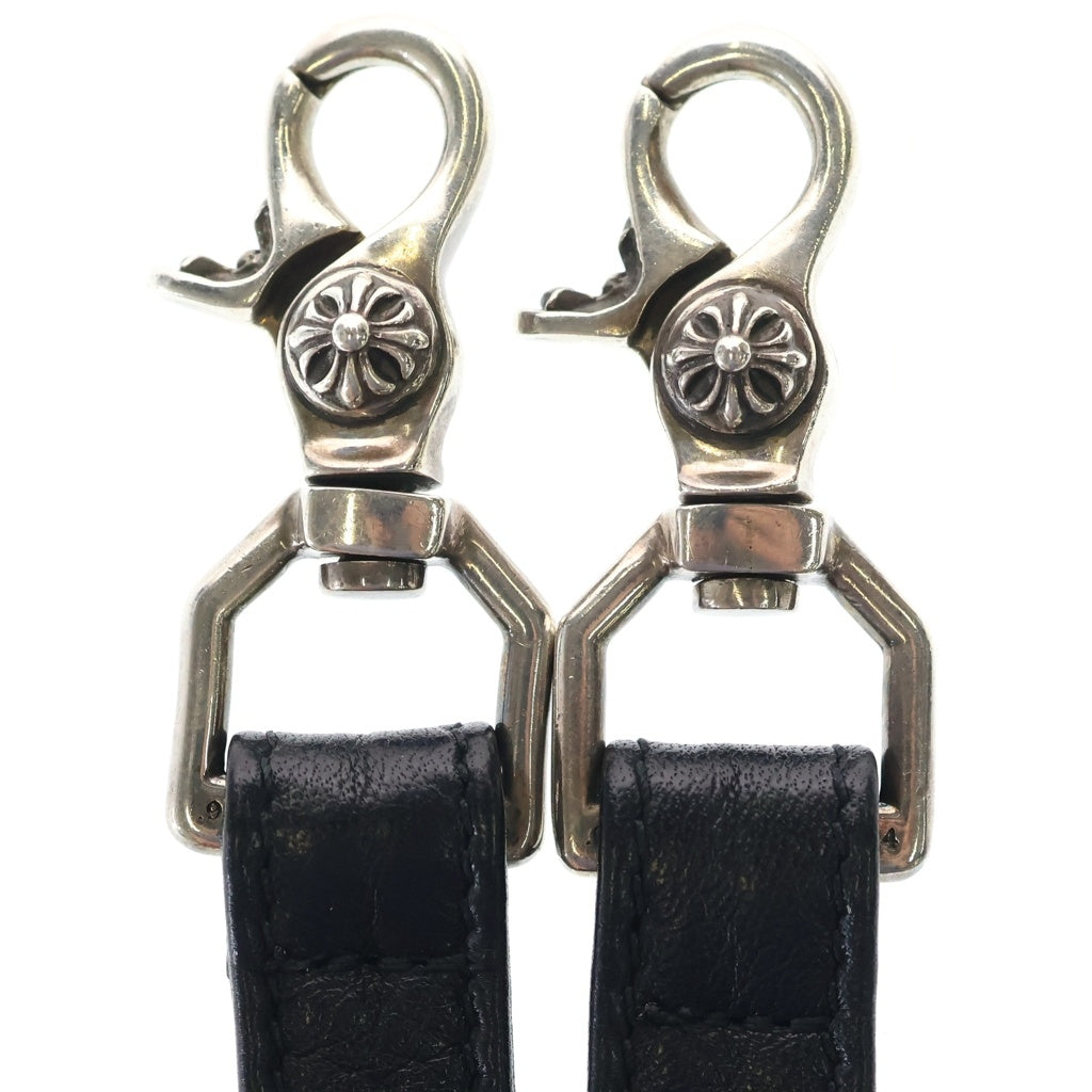 CHROME HEARTS(クロムハーツ) GUNSLINGER 2CLIP SWIVEL STRAP ガンスリンガー 2クリップ スイベル ショルダーストラップ ブラック