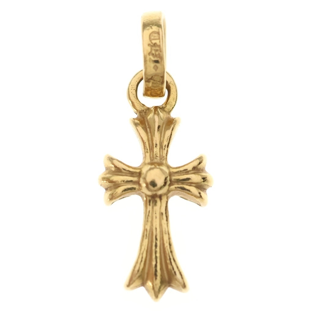 CHROME HEARTS(クロムハーツ) 22K CRS BBYFAT P/DIA ベイビーファットクロス PAVEダイヤ ペンダントトップ ゴールド BCA035