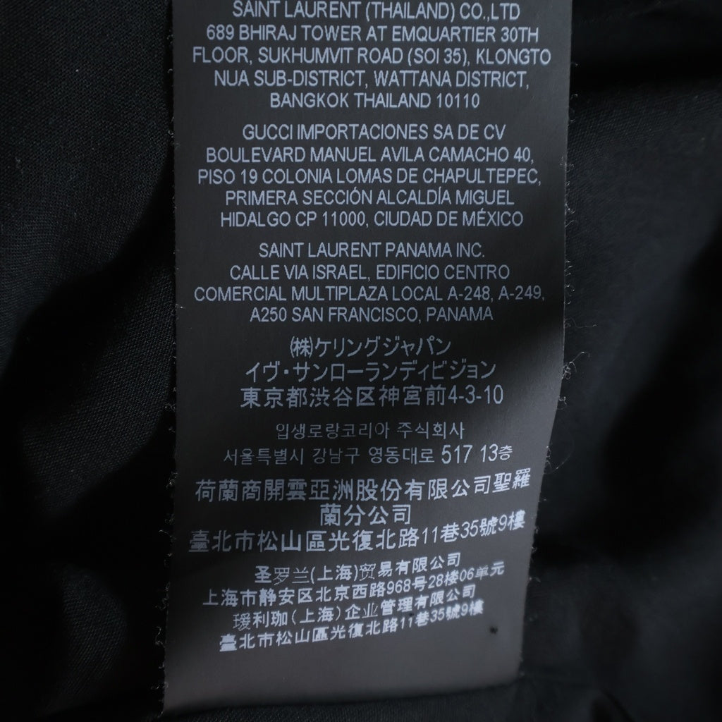 SAINT LAURENT PARIS(サンローランパリ) 21SS キューピッドプリント半袖シャツ 531956 Y2D48 ブラック